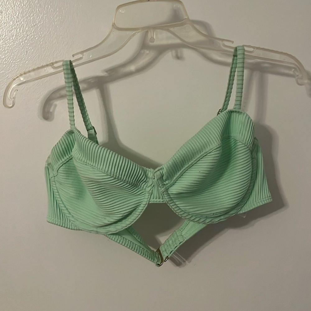 Mint green bikini